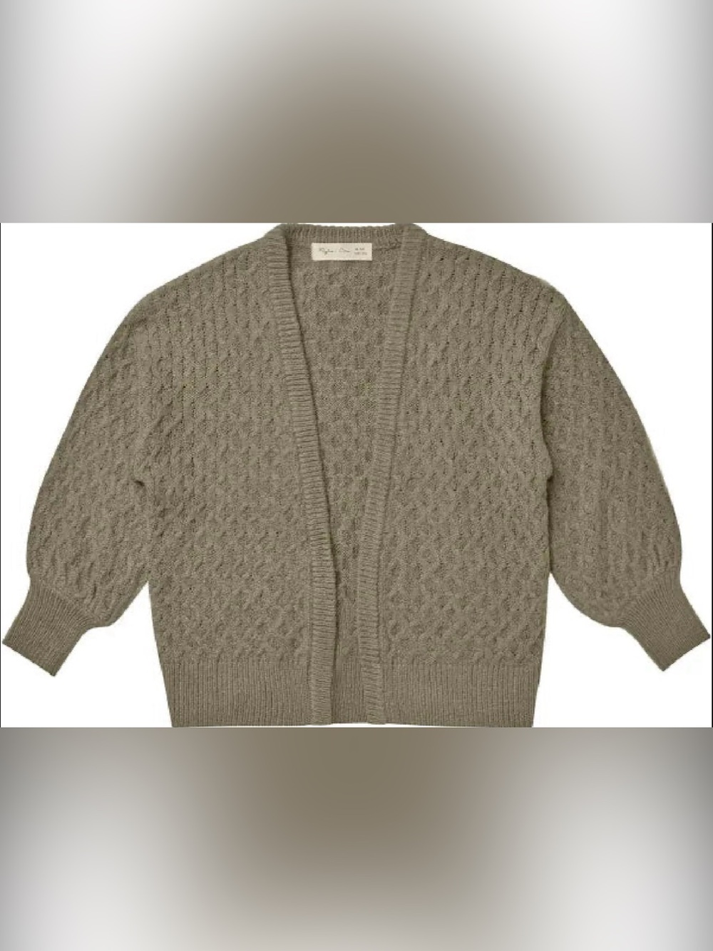 Rylee + Cru Green Knit Cardigan NWT size 4/5y